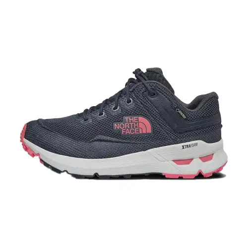 THE NORTH FACE Anti-Slip Wear-Resistant Breathable Lightweight Low-Top Hiking/Trekking Shoes Women's Gray