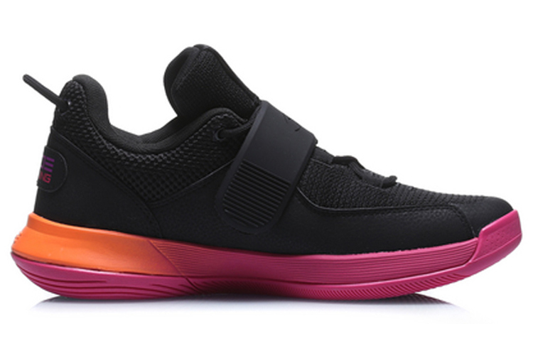 Li Ning Way Of Wade Training Cushioning Slip Resistant Lightweight Low top Performance Basketball Shoes Men’s Black Red