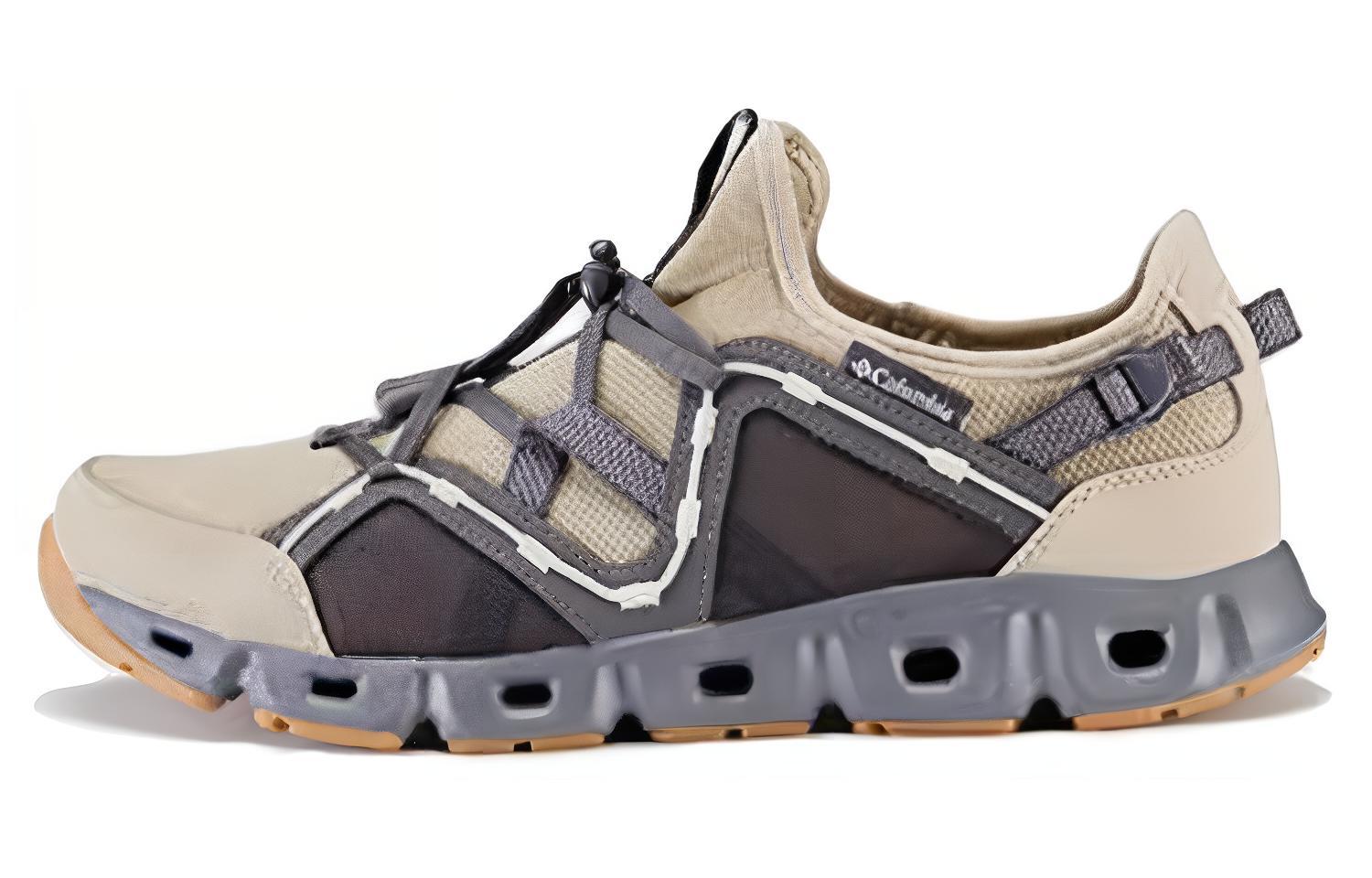 Columbia Slip Resistant Abrasion Resistant Low top Mountaineering Shoes Men’s Gray Beige