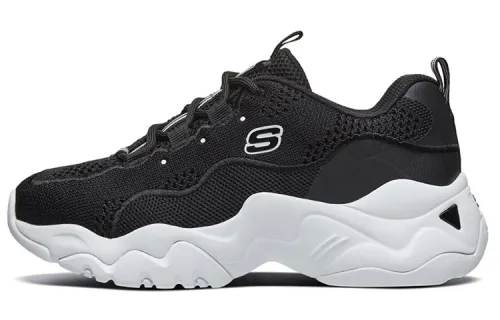 Skechers D Lites 3.0 Low Top Daddy Shoes Black Women's