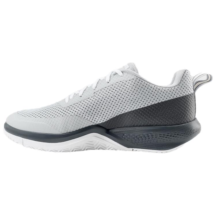 Wilson Rush Pro Slip Resistant Abrasion Resistant Breathable Coverage Support Low top Tennis Shoes Men’s Gray