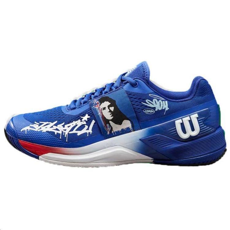 Wilson Rush Pro 4.0 Hope Comfortable Slip Resistant Low top Tennis Shoes Men’s Blue