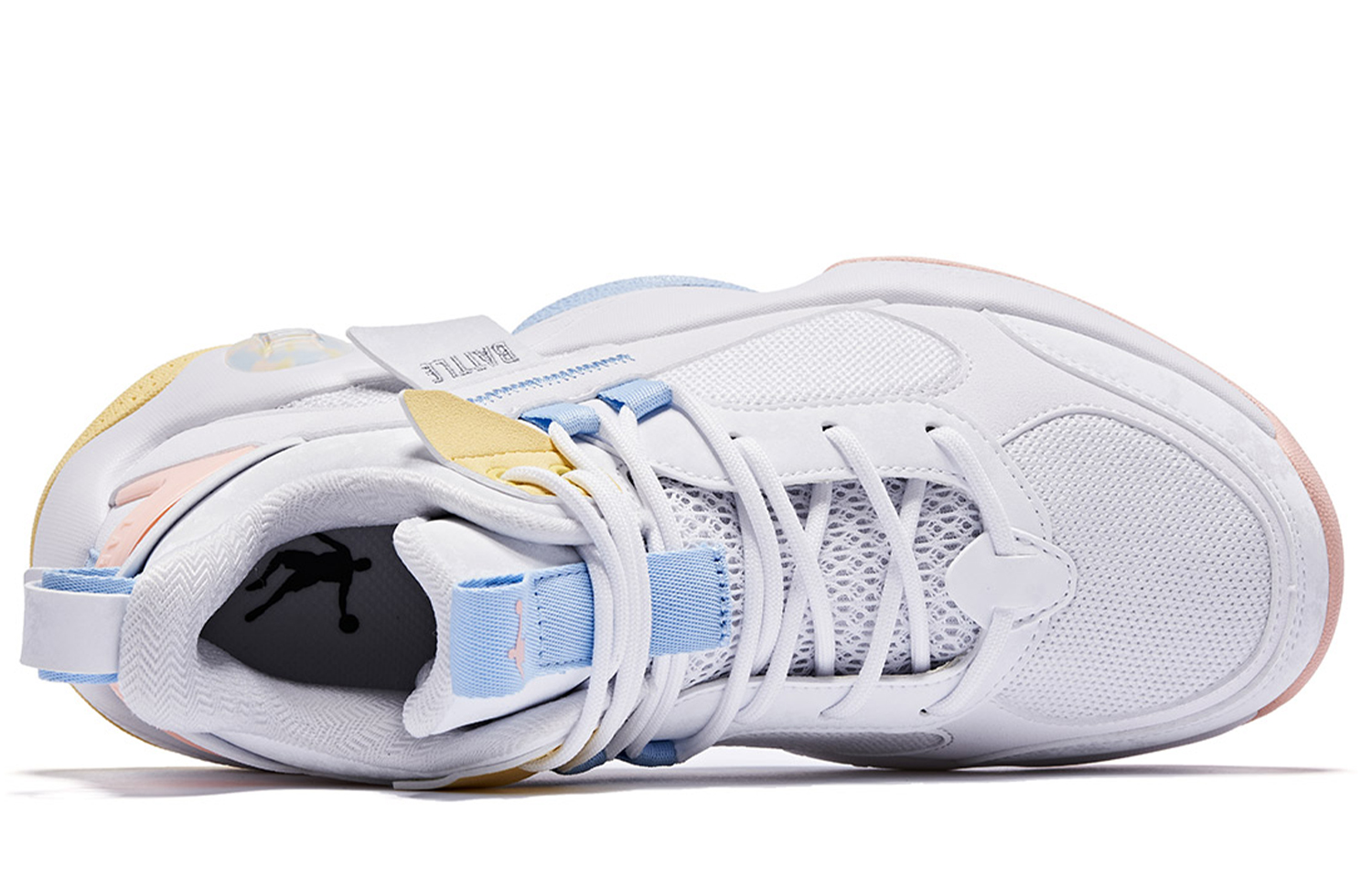 QIAODAN Cushioning Abrasion Resistant Abrasion Resistant Low top Vintage Basketball Shoes Women’s White