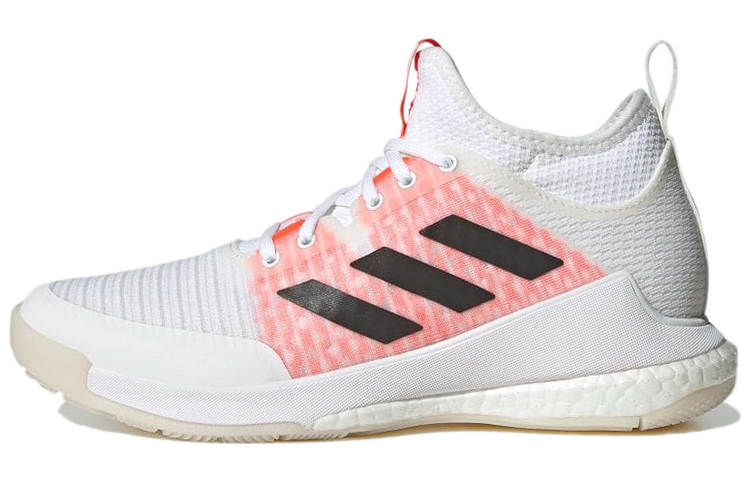 Adidas Crazyflight Mid TOKYO Abrasion Resistant Mid top Training Shoes Men's White Orange