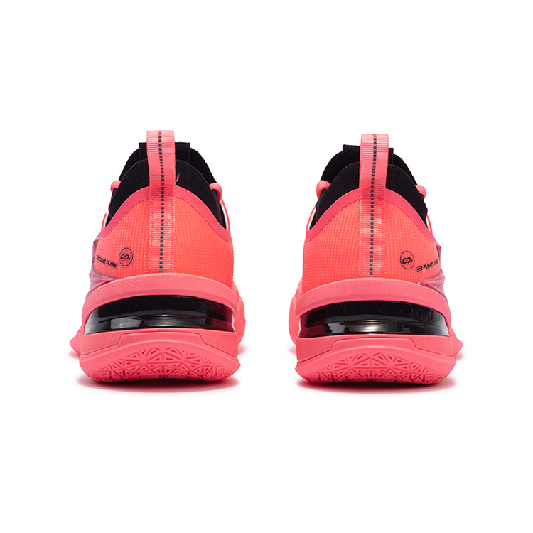 361° BIG3 5.0 Pro Basketball Shoes Men’s Low Top Fluorescent Begonia Pink/Obsidian Black