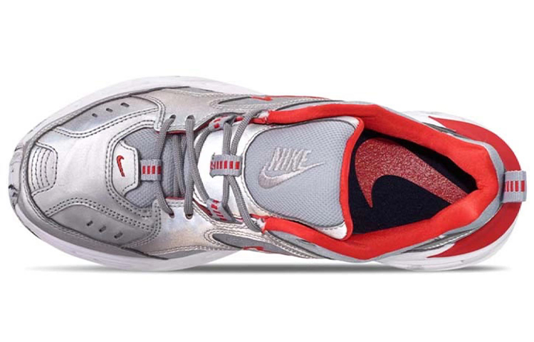 Женские кроссовки Nike M2K Tekno 3M (серебряные) — фото 3