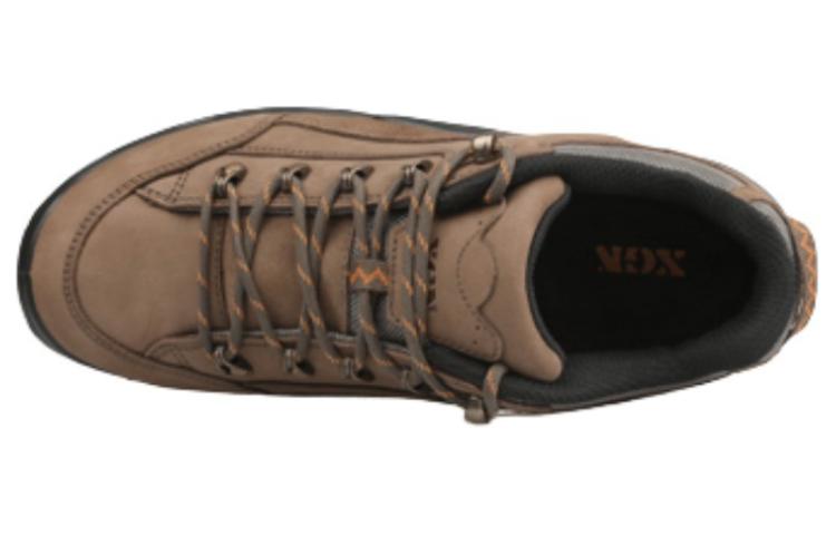 XGN Slip Resistant, Abrasion Resistant, Waterproof, And Breathable Low top Hiking Shoes Unisex Brown