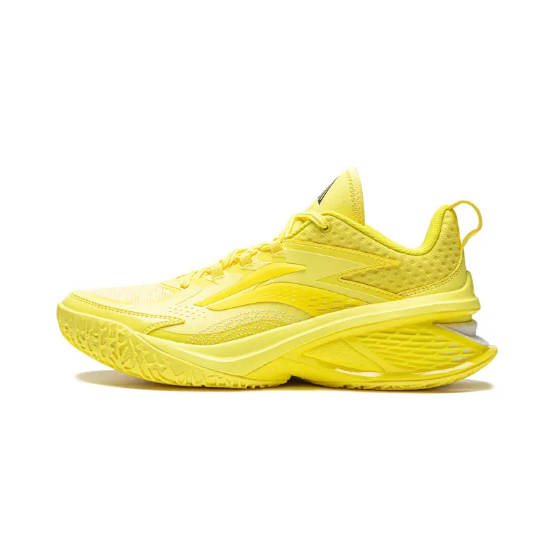 Li Ning Air Strike 11 Cushioning Slip Resistant Lightweight Low top Performance Basketball Shoes Men's Yellow
