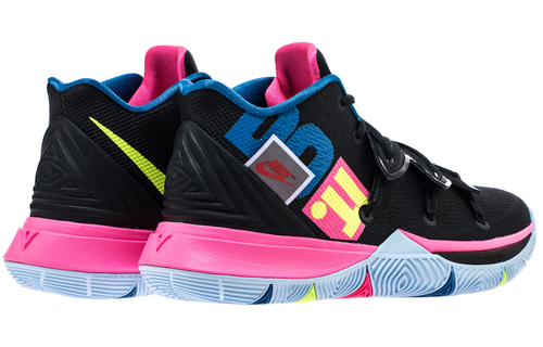 Мужские кроссовки Nike Kyrie 5 Just Do It 5 OG (черный / розовый) — Чёрный / розовый — фото 4