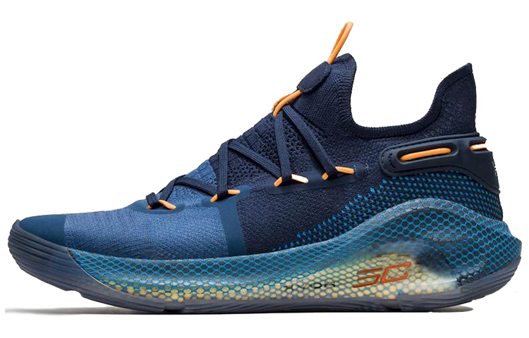 Under Armour Curry 6 comfortable fabric shock-absorbing non-slip low-top basketball shoes men's style