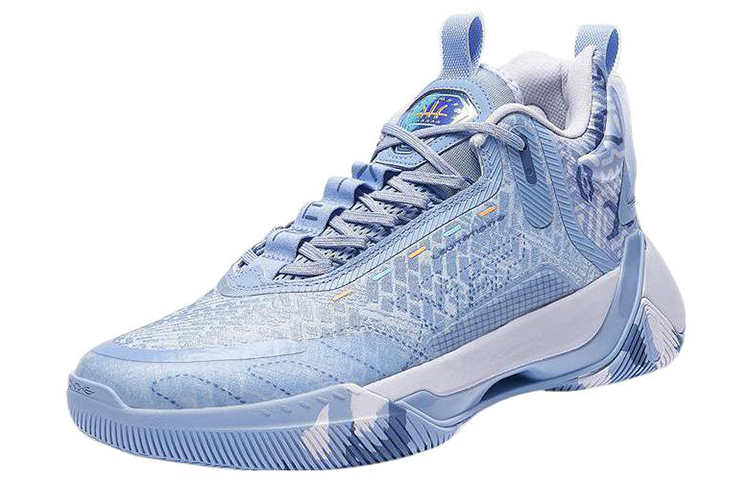 XTEP Levitation 6 Textile, Synthetic Leather Slip Resistant Abrasion Resistant Mid top Basketball Shoes Men’s