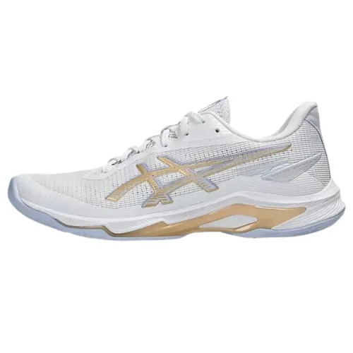 ASICS NETBURNER BALLISTIC FF 4 Cushioning Low top Training Shoes Women's White Gold