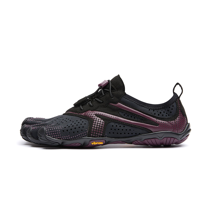 Vibram V RUN Abrasion Resistant, Breathable, Lightweight Low top Training Shoes Women’s Black Purple