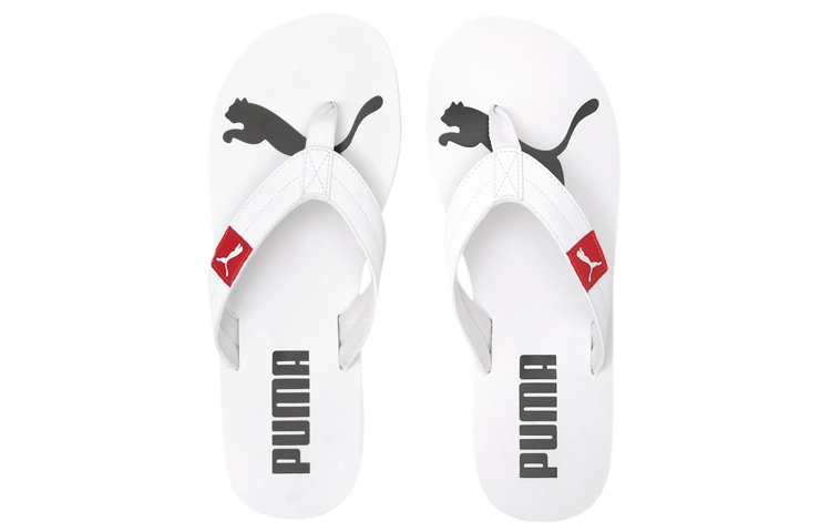 PUMA Cosy Flip Sandals 'White'