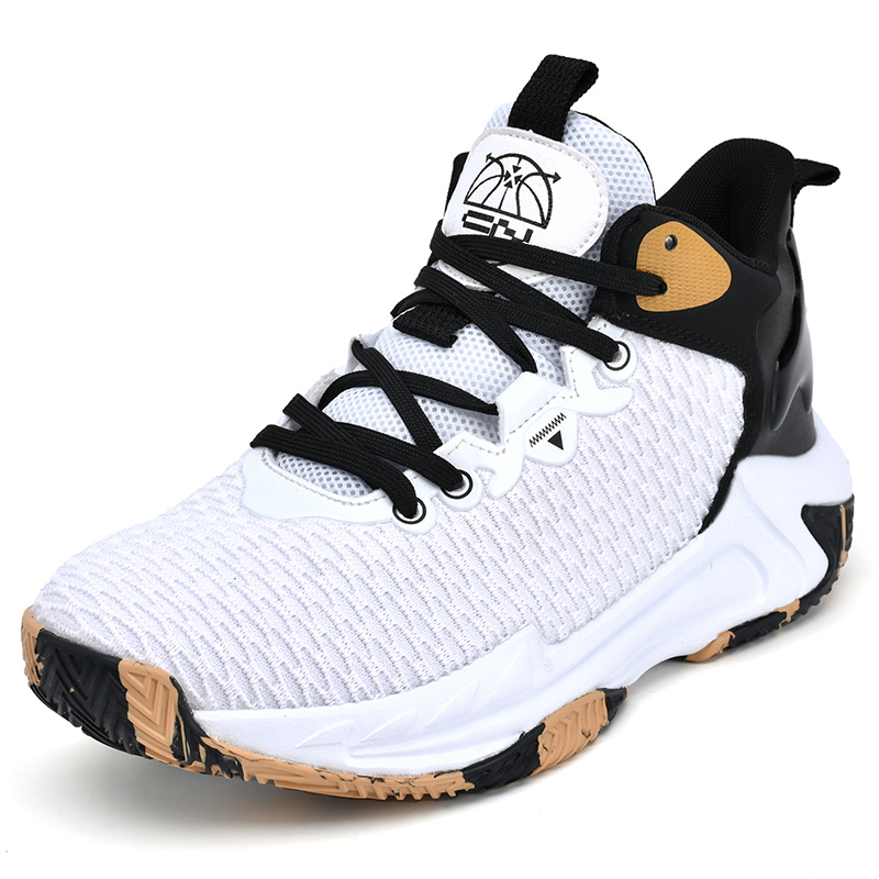 BEITA Fabric Cushioning Abrasion Resistant Breathable Slip Resistant High top Basketball Shoes Men’s