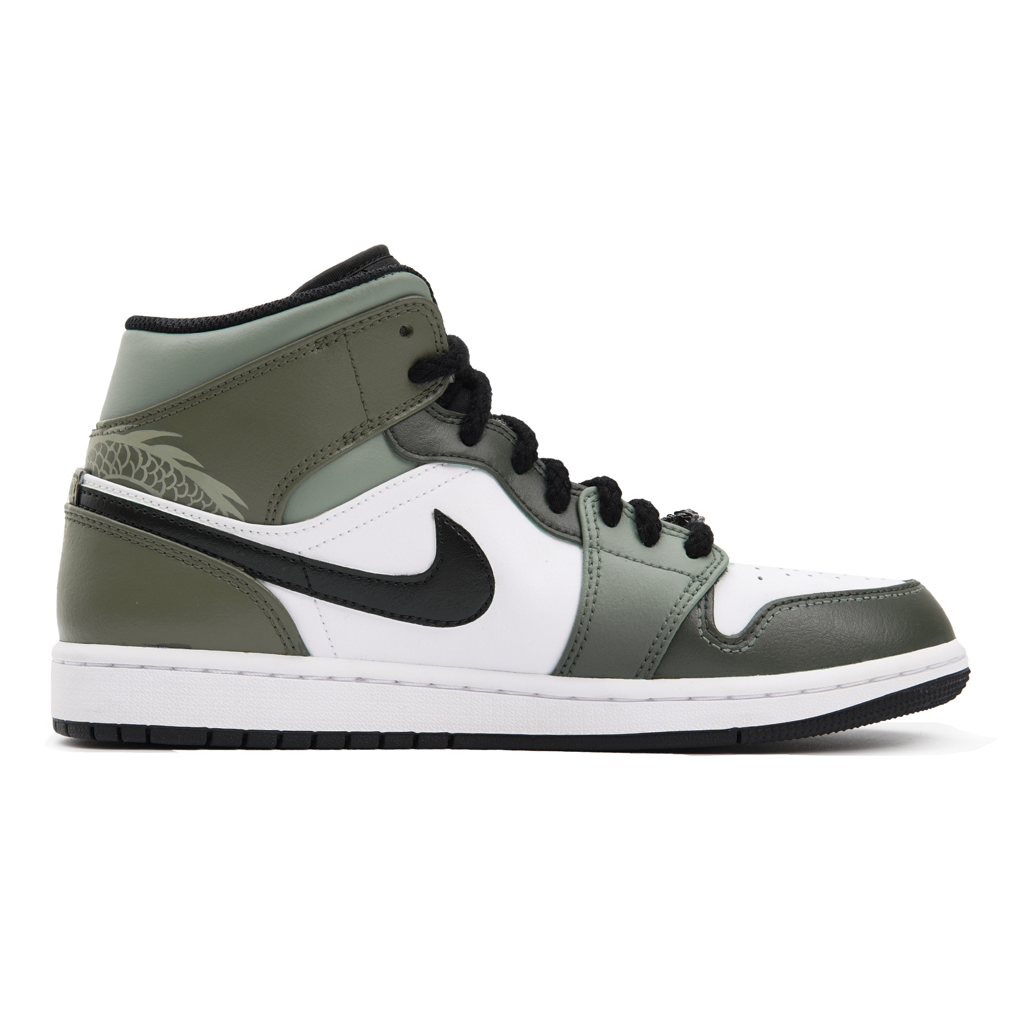 Jordan Air Jordan 1 Mid top Vintage Basketball Shoes Men’s Jasper