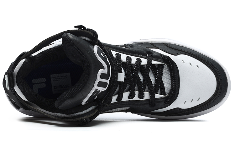 FILA FUSION DESPERADO Outlaw Textile, Synthetic Leather, TPU Mid top Vintage Basketball Shoes Men’s FILA White Black