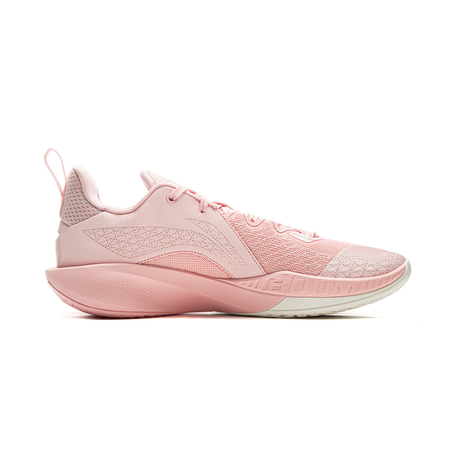Li Ning Speed 2 Cushioning Slip Resistant Breathable Rebound Low top Basketball Shoes Men’s Pink White