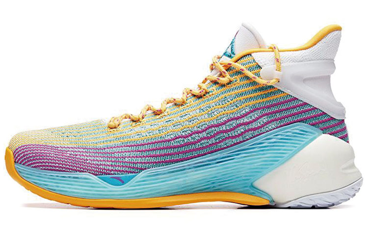 Anta KT4 Thompson 4 ‘Purple Blue’ Slip Resistant, Abrasion Resistant, Breathable High top Basketball Shoes Men’s