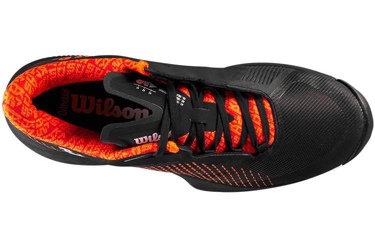 Wilson Kaos Swift Tennis Shoes Men’s Low Top Black/Orange