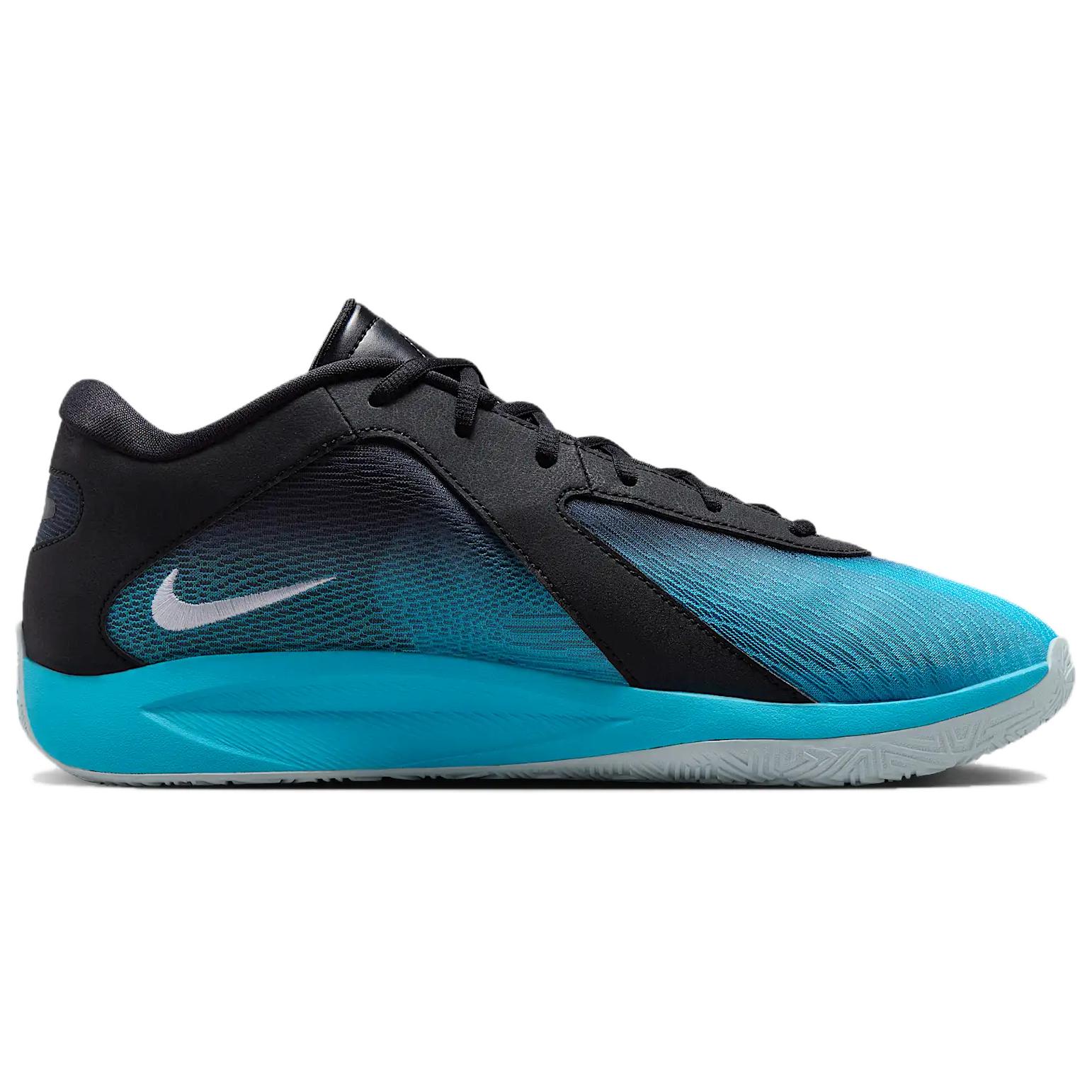 Nike Giannis Freak 6 Slip Resistant Abrasion Resistant Low top Basketball Shoes Unisex Blue Black