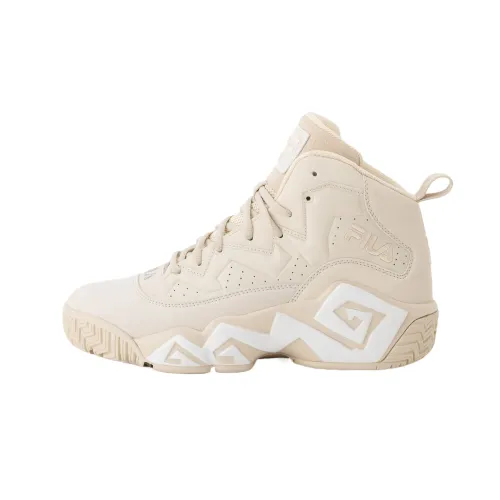 FILA MB Mid top Basketball Shoes Unisex Beige
