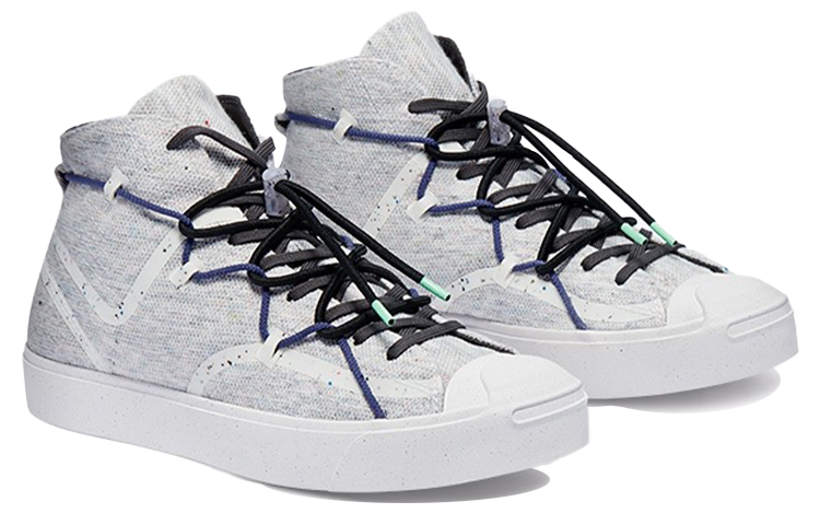 Кеды Converse Jack Purcell (серо-белые) — Серый / белый — фото 3