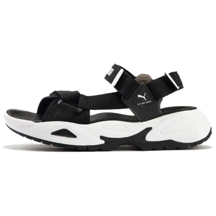 PUMA Traek Lite Beach Sandals Unisex Black White