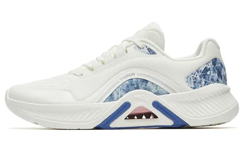 ANTA Training Shoes Women's Low Top Ivory White/Dusty Blue