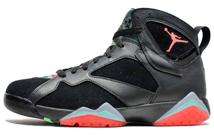 Jordan Air Jordan 7 Retro \"Barcelona Nights\" Non-slip lightweight high-top retro basketball shoes men's black