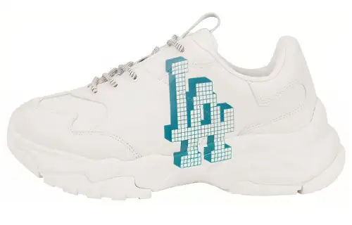 MLB Big Ball Chunky LA Leather Los Angeles Dodgers Slip Resistant, Abrasion Resistant, Lightweight Low top