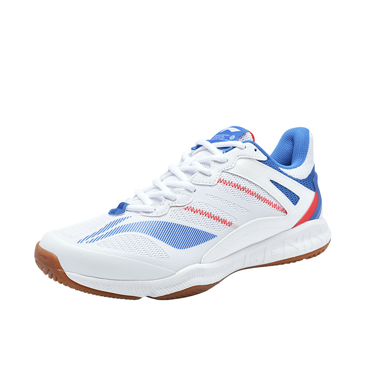 Li Ning Rocket Family, Haidongqing Collection, Quick Start Cushioning Low top Badminton Shoes Unisex Palace Blue