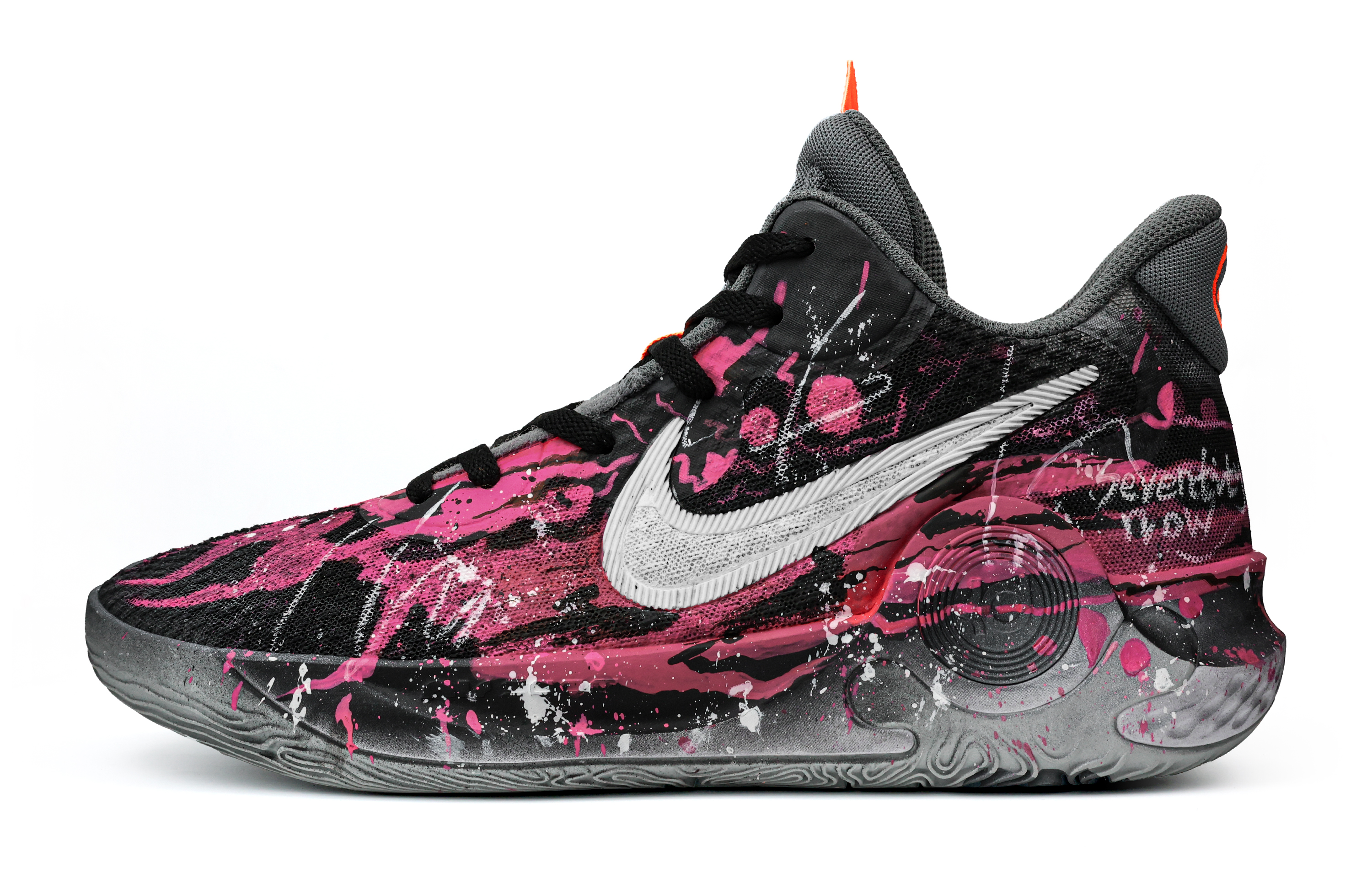 Nike KD Trey 5 IX Cushioning Abrasion Resistant Cushioning, Wear Resistant Mid top Basketball Shoes Unisex Black Pink