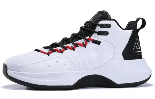 PEAK Nomadic Low top Basketball Shoes Men's White Black