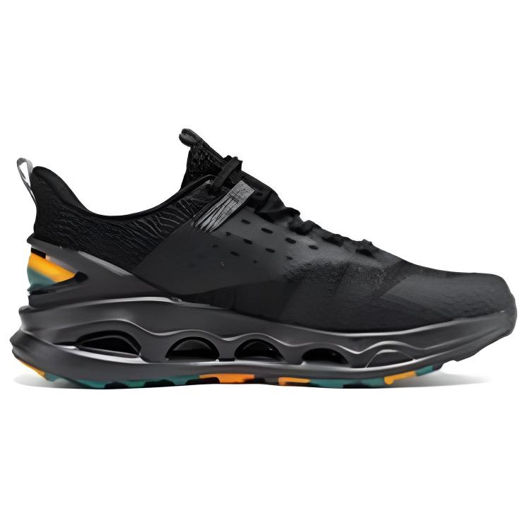361° Slip Resistant Abrasion Resistant Low top Hiking Shoes Men’s Black Orange