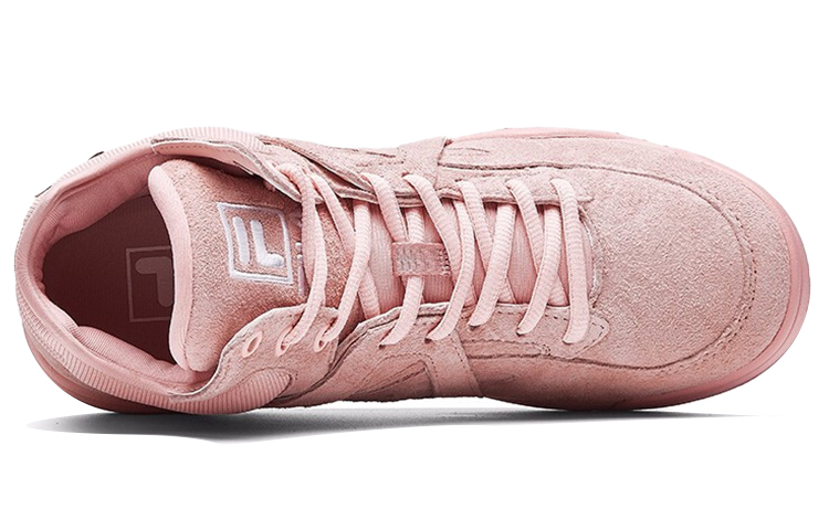 FILA Cage Synthetic Leather Cushioning Abrasion Resistant Coverage Mid top Vintage Basketball Shoes Women’s