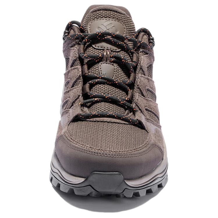 Columbia Hiking Slip Resistant, Abrasion Resistant, Breathable Grip Low top Hiking Shoes Men’s Brown