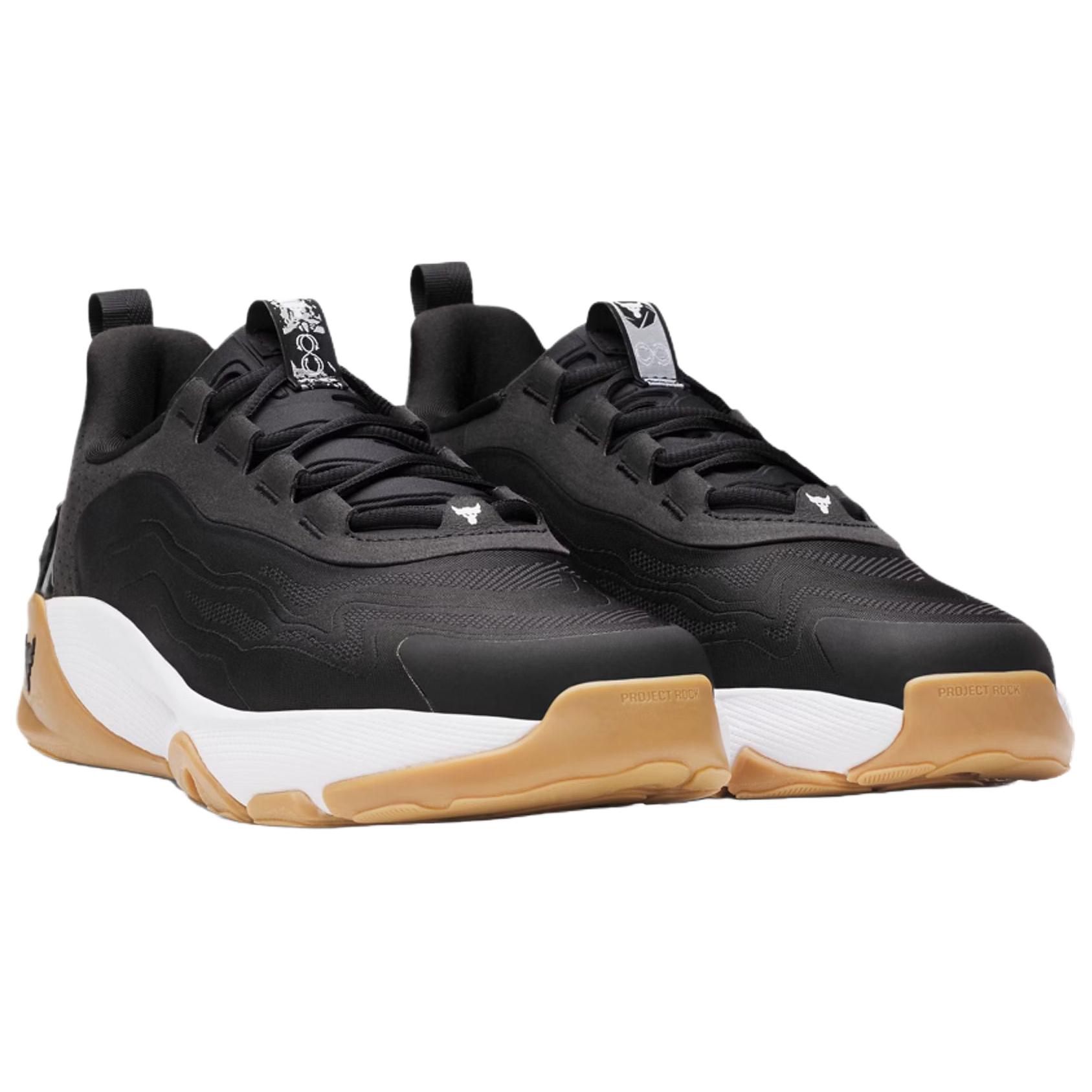 Under Armour Project Rock 8 Breathable Support Training Shoes Men’s Black