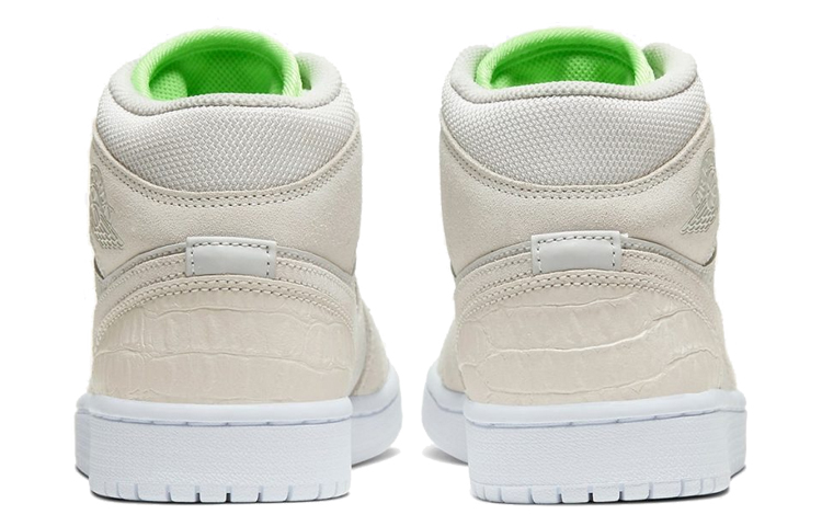 Jordan 1 Mid Vast Grey Ghost Green Women’s