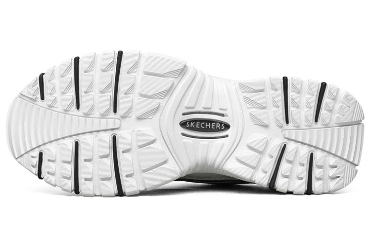 Женские кроссовки Skechers Energy (бело-черные) — Белый / чёрный — фото 5
