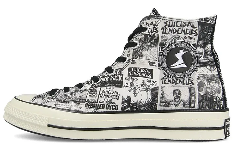 Chuck 70 Suicidal Tendencies x Chuck 70 Converse Hi 'White Black'