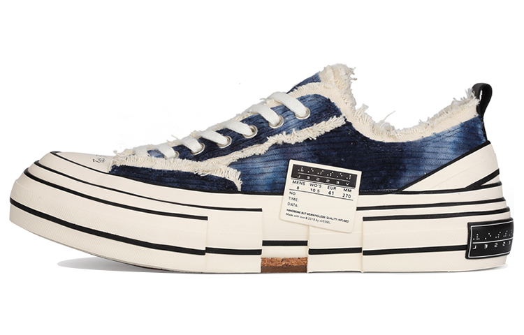VESSEL Low top Canvas Shoes Unisex Blue