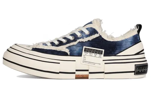 VESSEL Low top Canvas Shoes Unisex Blue