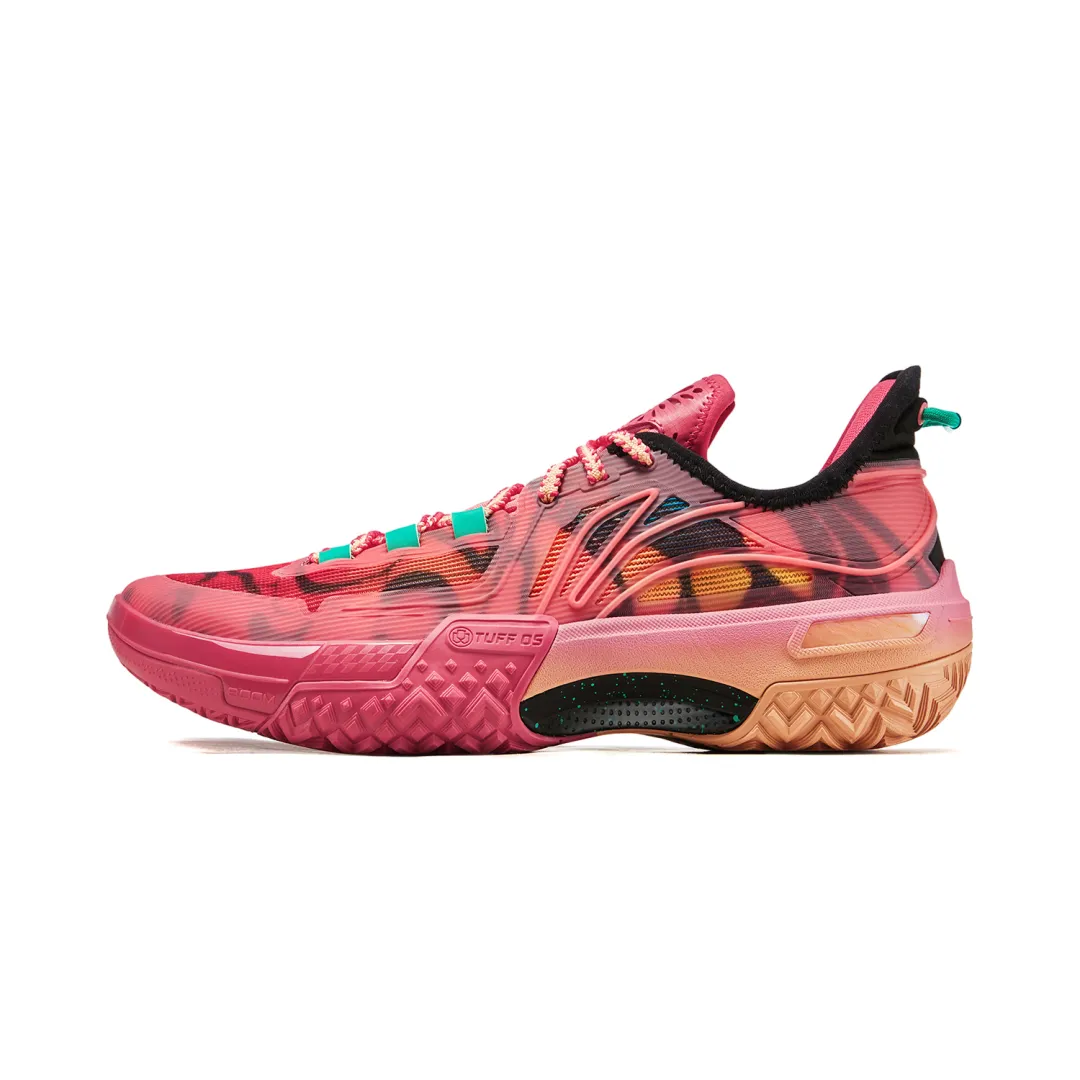 Li Ning Jie Ao, Metamorphosis Cushioning Slip Resistant Abrasion Resistant Lightweight Rebound Low top Basketball Shoes