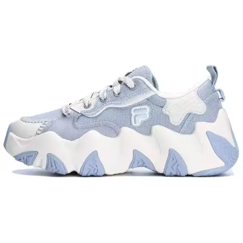 FILA Fusion Textile, Synthetic Leather, TPU Abrasion Resistant Breathable Height Increasing Low top Chunky Sneakers