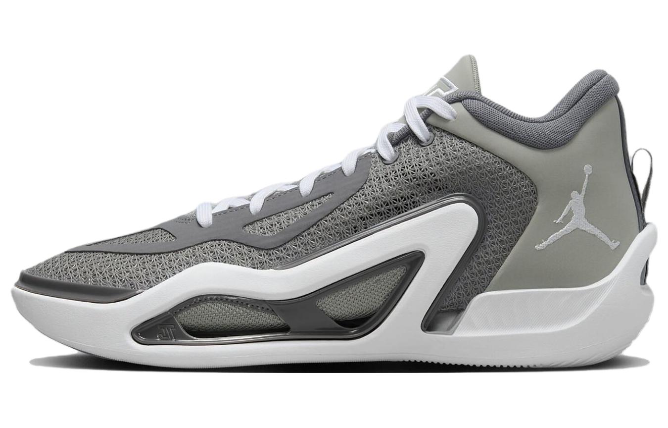 Jordan Tatum 1 Slip Resistant Slip Resistant Mid top Basketball Shoes Men's Gray International Version
