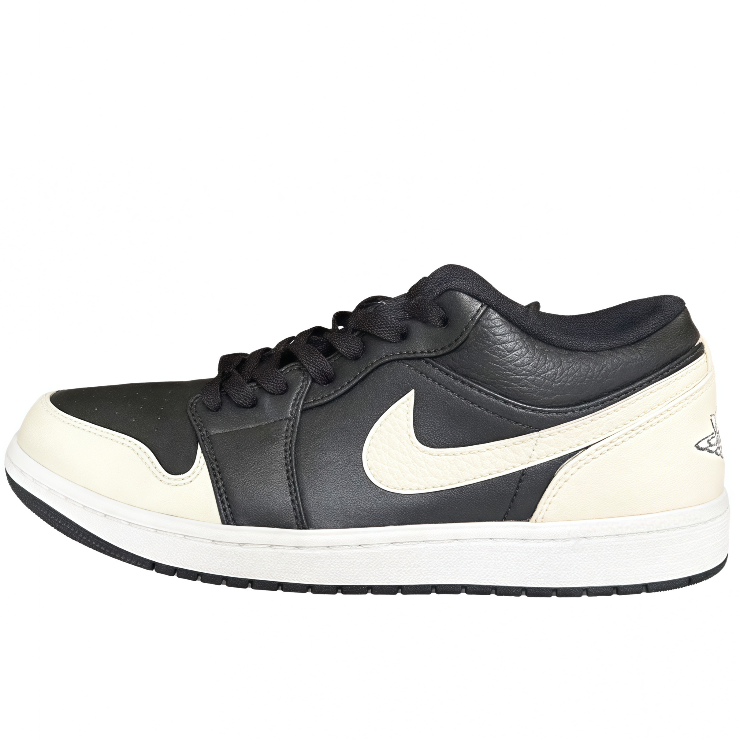 Jordan Air Jordan 1 Vintage Basketball Shoes Unisex Low Top Ivory/Black