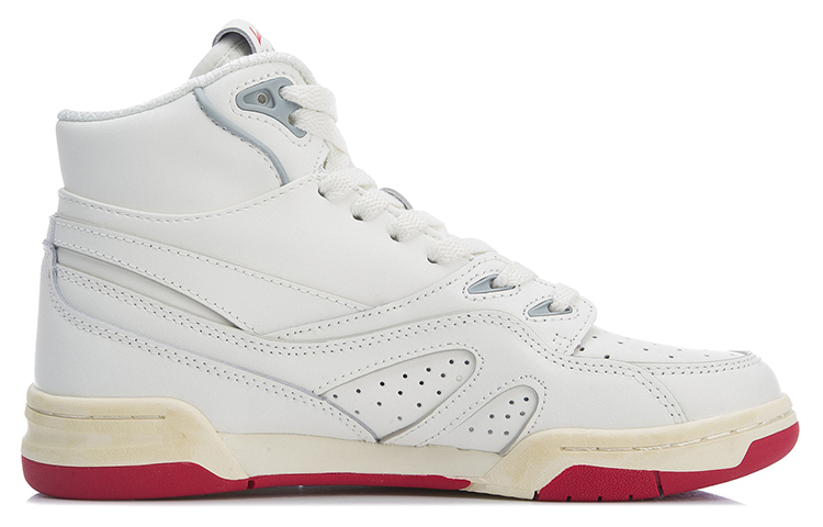 Li Ning 937 Vintage Basketball Shoes Women’s High Top Ecru