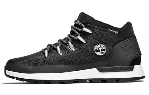 Timberland Sprint Trekker Mountaineering & Hiking Shoes Men's Mid Top Black/White