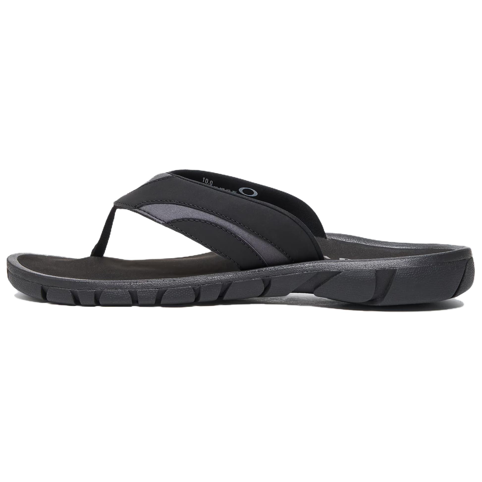 Мужские шлепанцы Oakley O Coil (черно-серые)